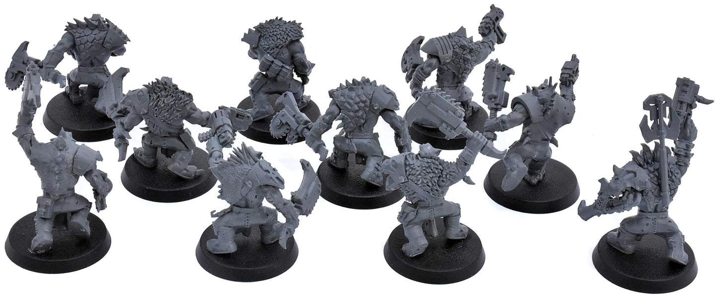 ORKS 10 Beast Snagga Boyz #5 Warhammer 40K 0445