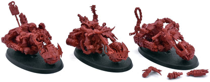 ORKS 3 Ork Warbiker Mob #1 Warhammer 40K 0490