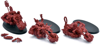 ORKS 3 Ork Warbiker Mob #1 Warhammer 40K 0490