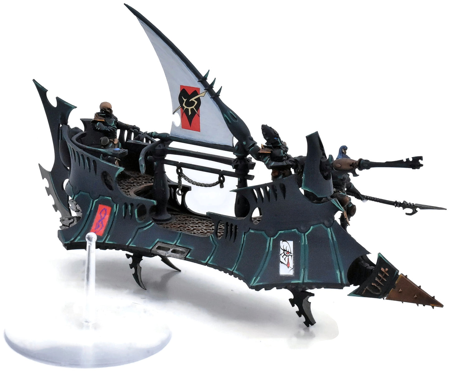 DRUKHARI Drukhari Raider #1 WELL PAINTED Warhammer 40K 7075