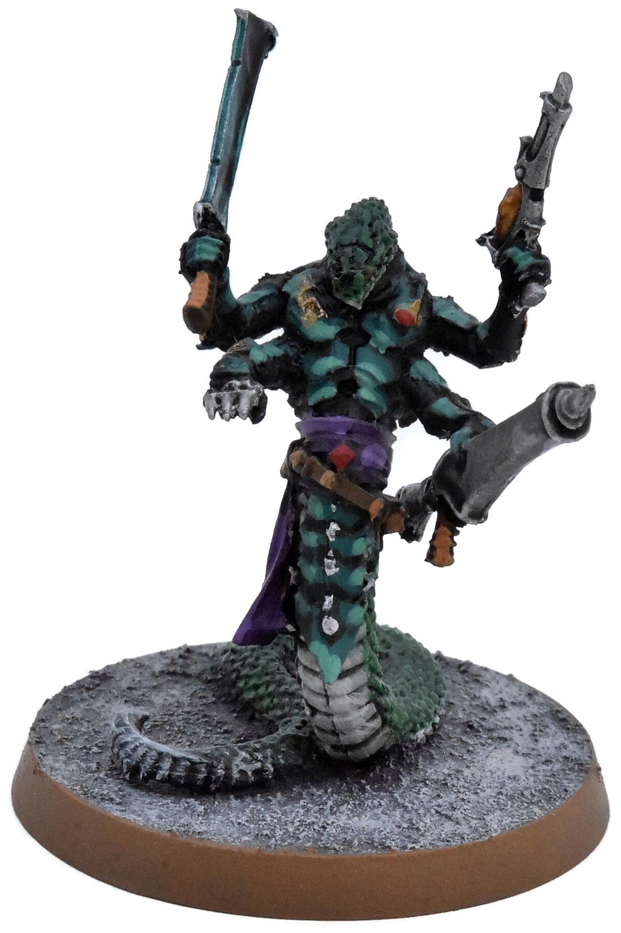 DRUKHARI Sslyth #1 WELL PAINTED finecast Warhammer 40K 7129