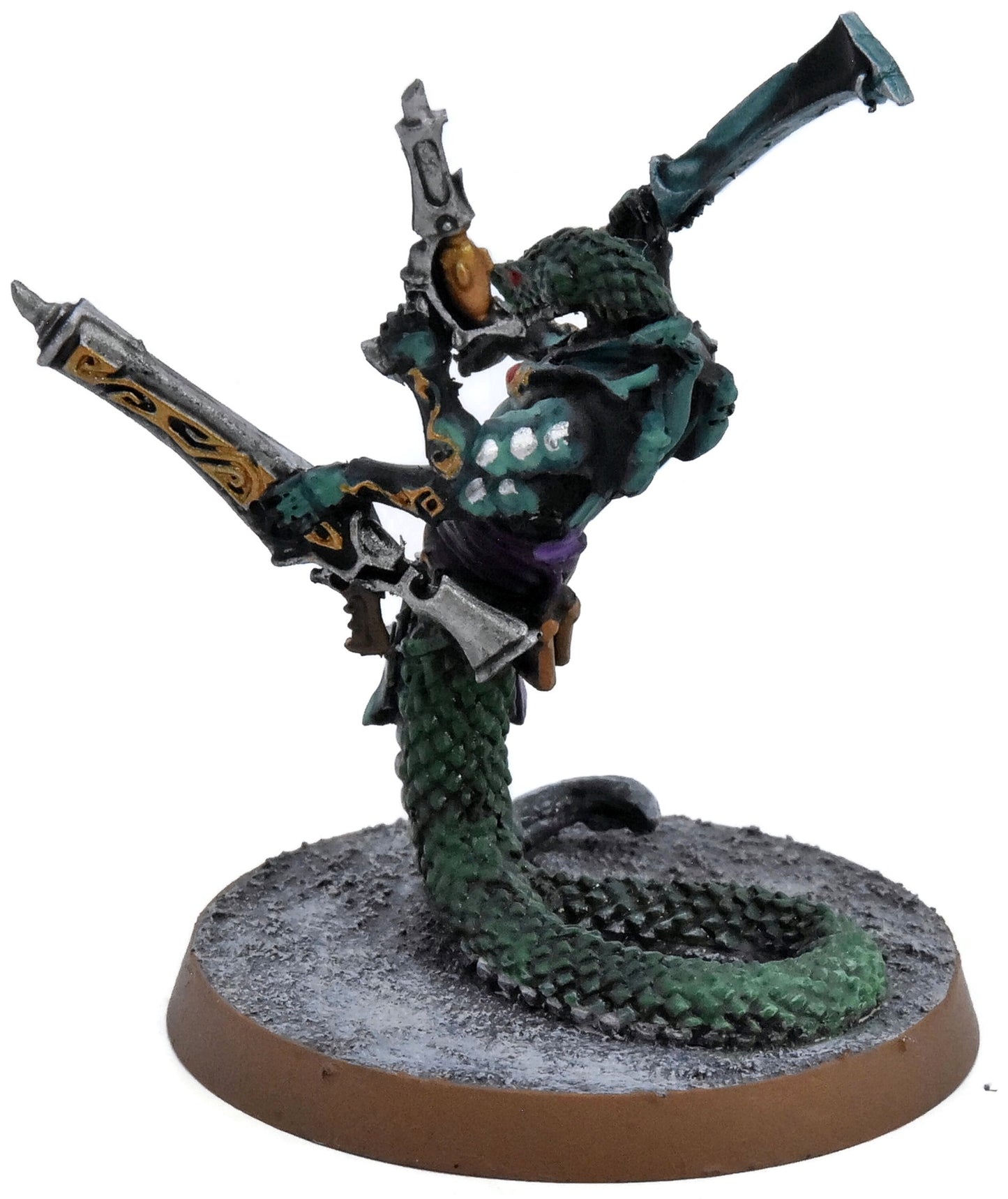 DRUKHARI Sslyth #1 WELL PAINTED finecast Warhammer 40K 7129