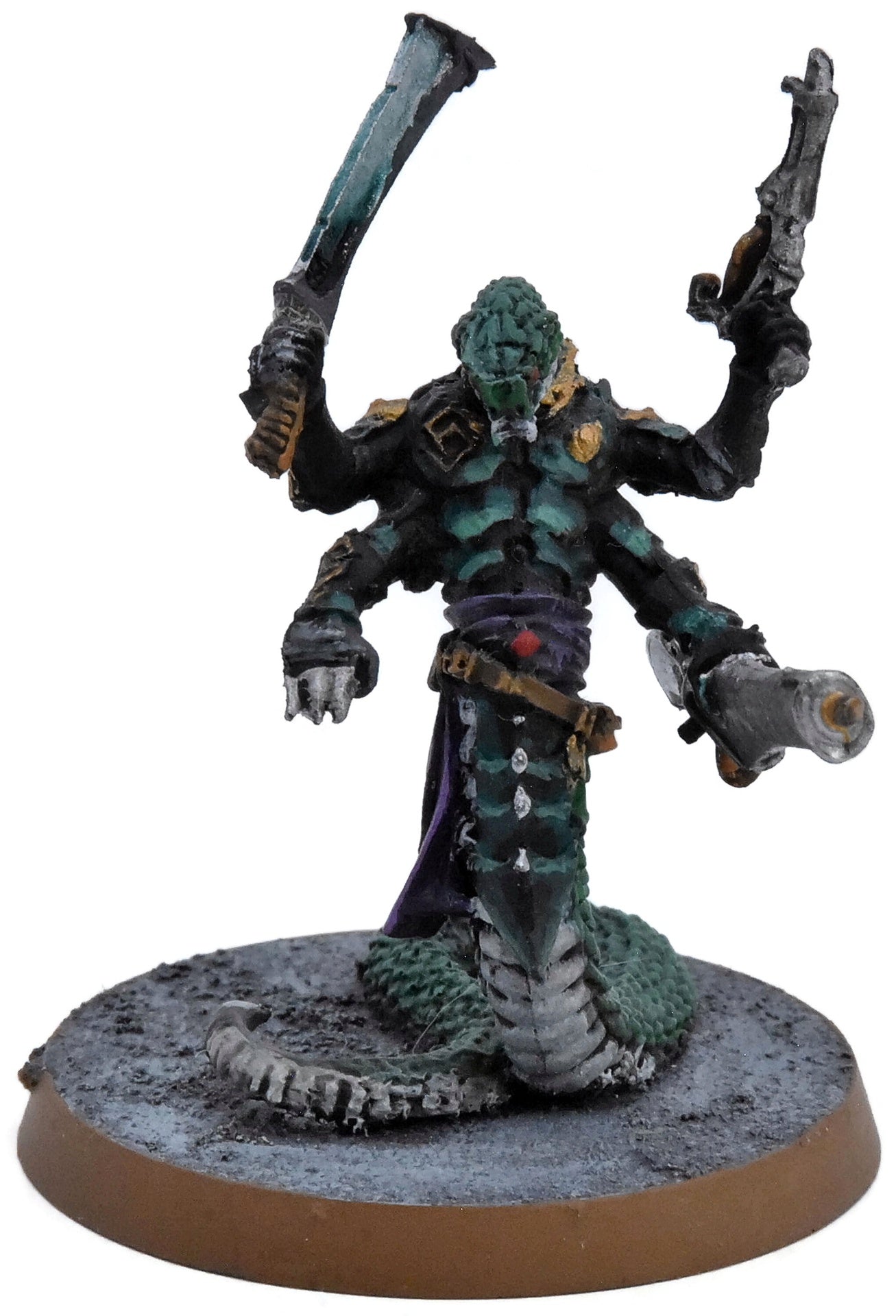 DRUKHARI Sslyth #2 WELL PAINTED finecast Warhammer 40K 7136
