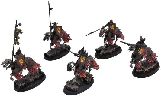 SOULBLIGHT GRAVELORDS 5 Black Knights #1 PRO PAINTED Warhammer Sigmar 0667