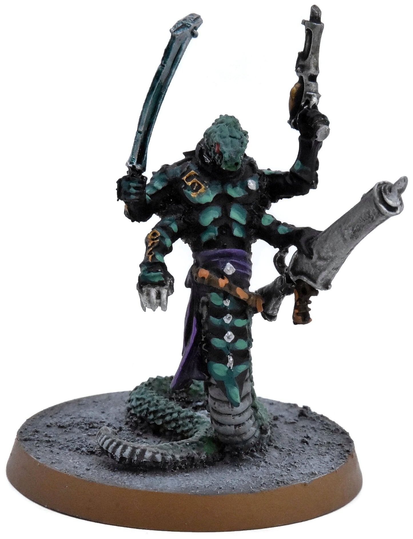 DRUKHARI Sslyth #3 WELL PAINTED finecast Warhammer 40K 7143