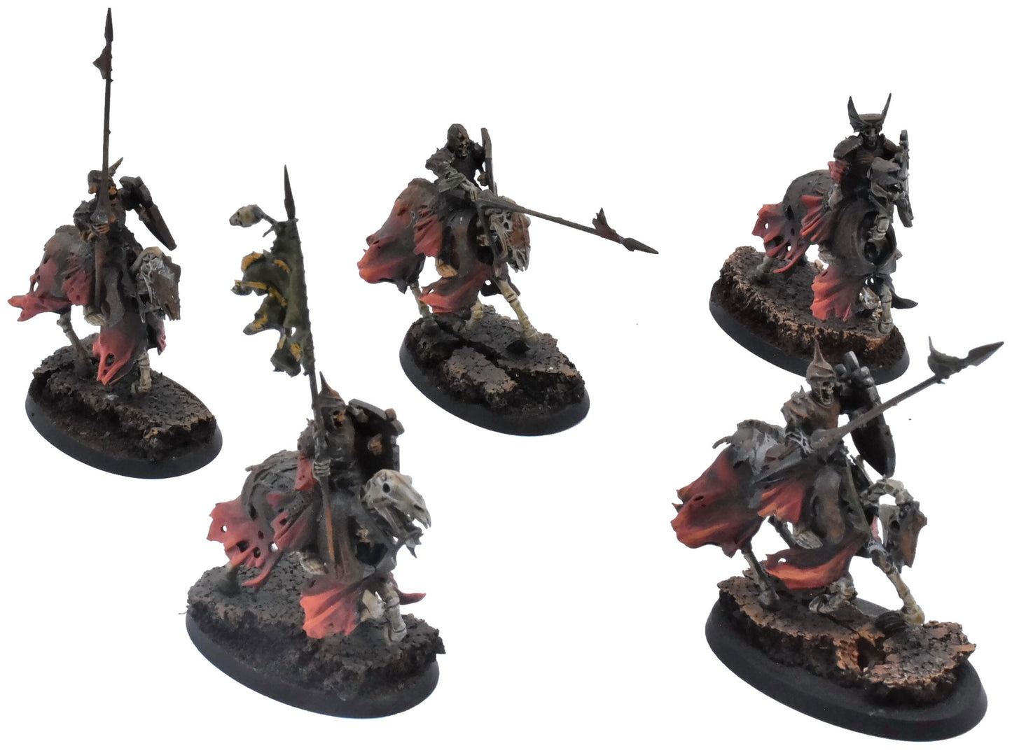 SOULBLIGHT GRAVELORDS 5 Black Knights #1 PRO PAINTED Warhammer Sigmar 0667