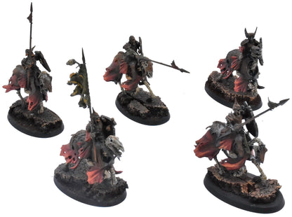 SOULBLIGHT GRAVELORDS 5 Black Knights #1 PRO PAINTED Warhammer Sigmar 0667