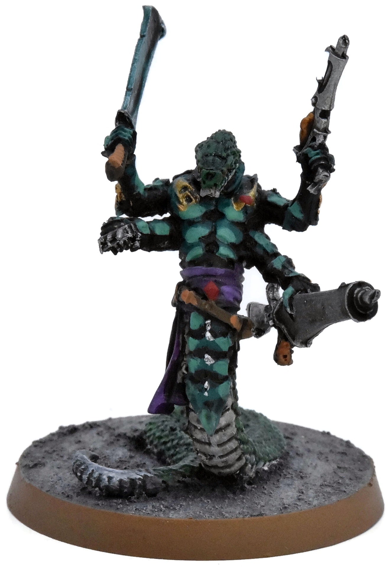 DRUKHARI Sslyth #4 WELL PAINTED finecast Warhammer 40K 7150