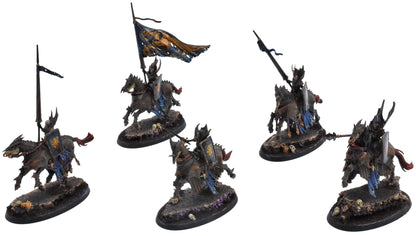 SOULBLIGHT GRAVELORDS 5 Blood Knights #2 PRO PAINTED Warhammer Sigmar 0681