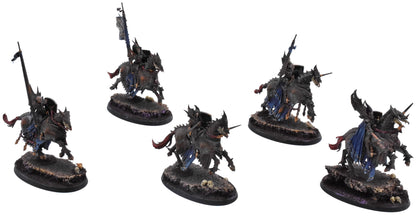 SOULBLIGHT GRAVELORDS 5 Blood Knights #2 PRO PAINTED Warhammer Sigmar 0681