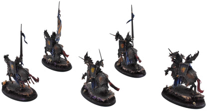 SOULBLIGHT GRAVELORDS 5 Blood Knights #2 PRO PAINTED Warhammer Sigmar 0681