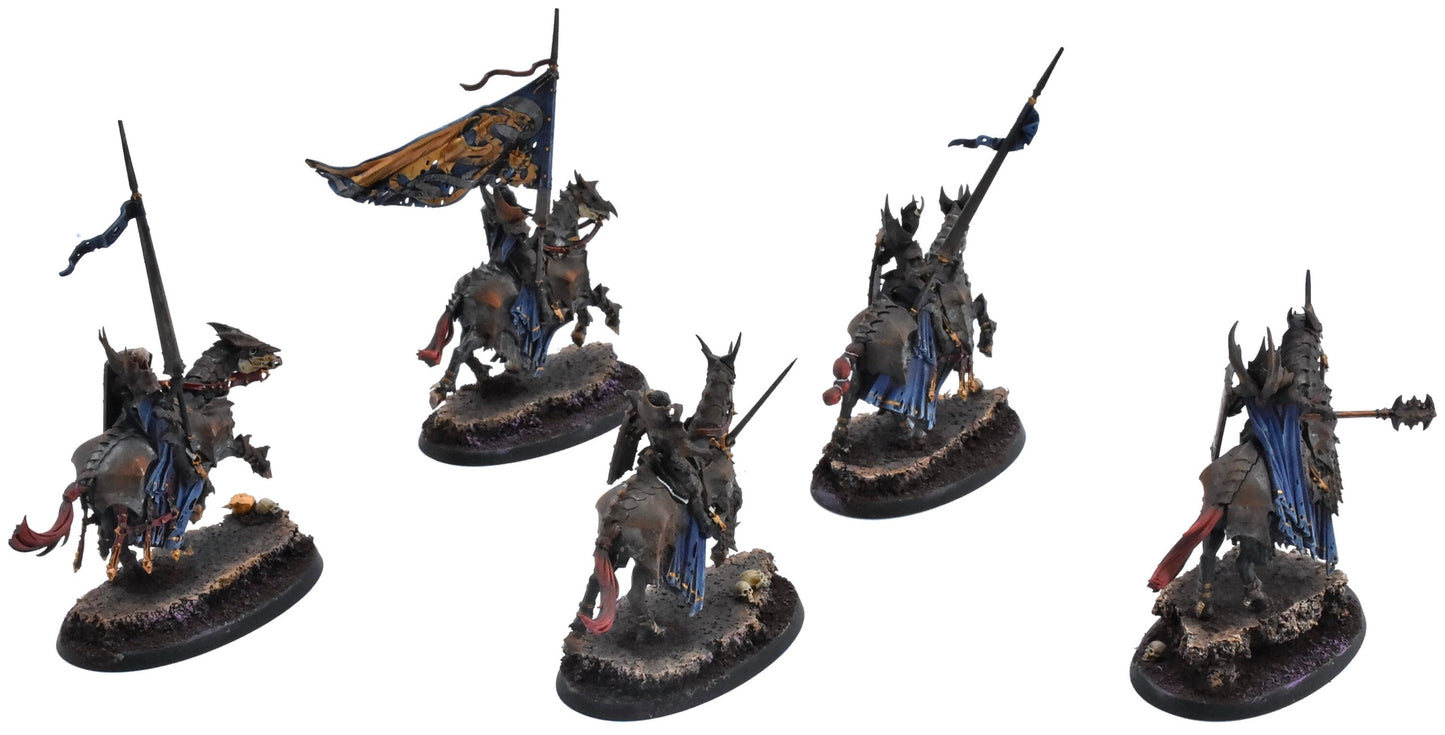 SOULBLIGHT GRAVELORDS 5 Blood Knights #2 PRO PAINTED Warhammer Sigmar 0681