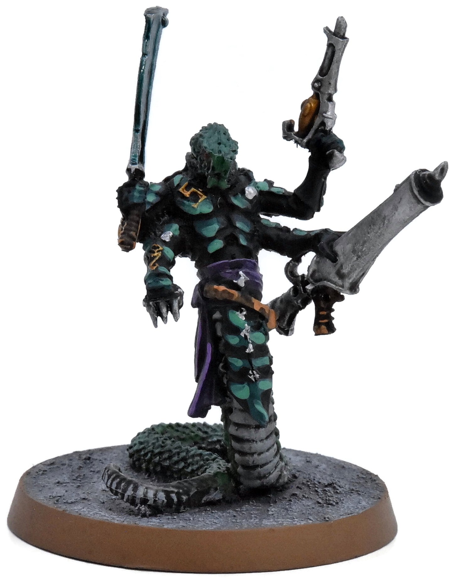 DRUKHARI Sslyth #5 WELL PAINTED finecast Warhammer 40K 7167