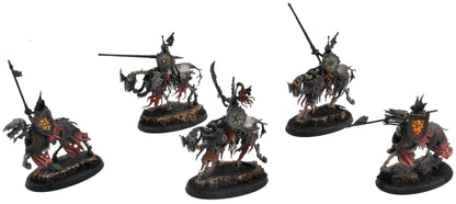SOULBLIGHT GRAVELORDS 5 Black knights & Barrow Knights #1 PRO PAINTED 0698