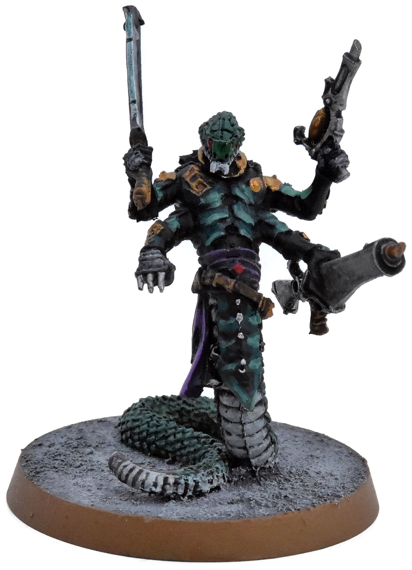 DRUKHARI Sslyth #6 WELL PAINTED finecast Warhammer 40K 7174
