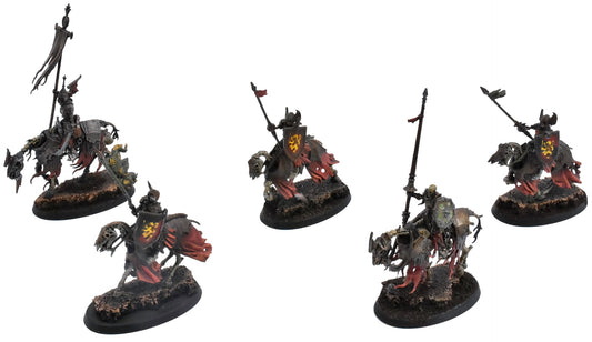SOULBLIGHT GRAVELORDS 5 Black knights & Barrow Knights #2 PRO PAINTED 0698