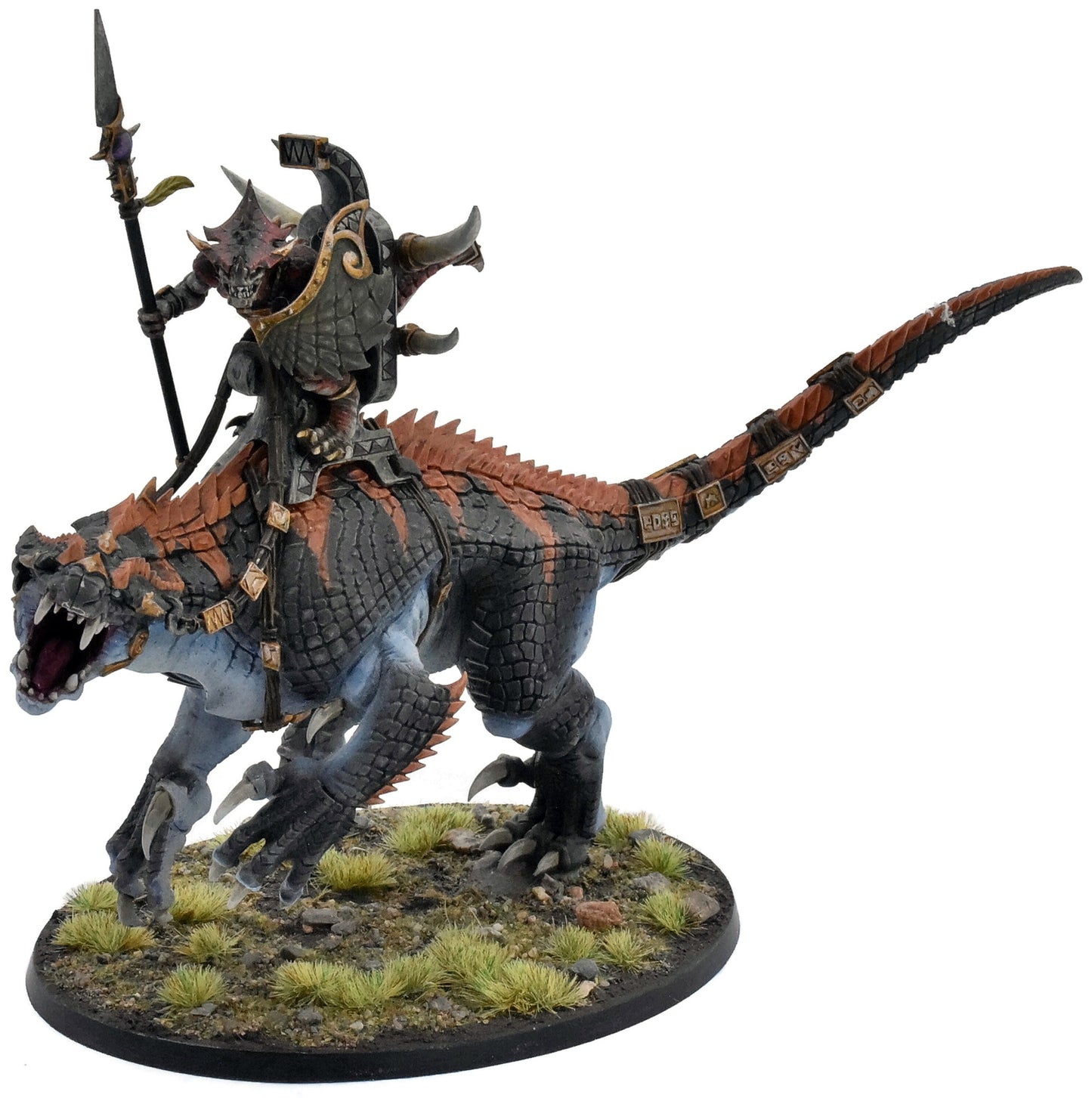 SERAPHON Saurus Scar-Veteran On Carnosaur #1 PRO PAINTED 5915