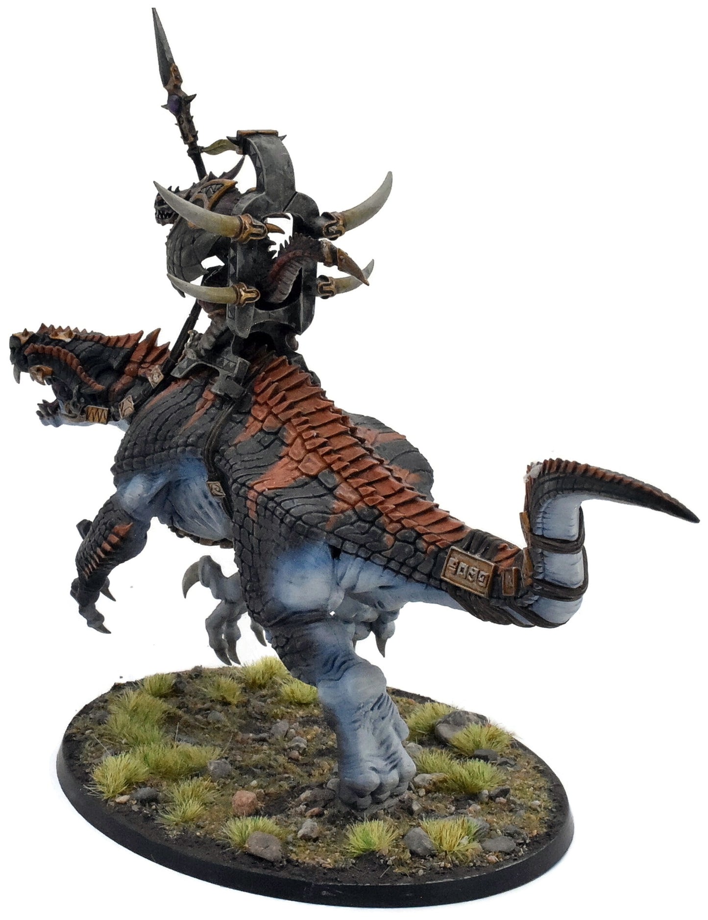 SERAPHON Saurus Scar-Veteran On Carnosaur #1 PRO PAINTED 5915