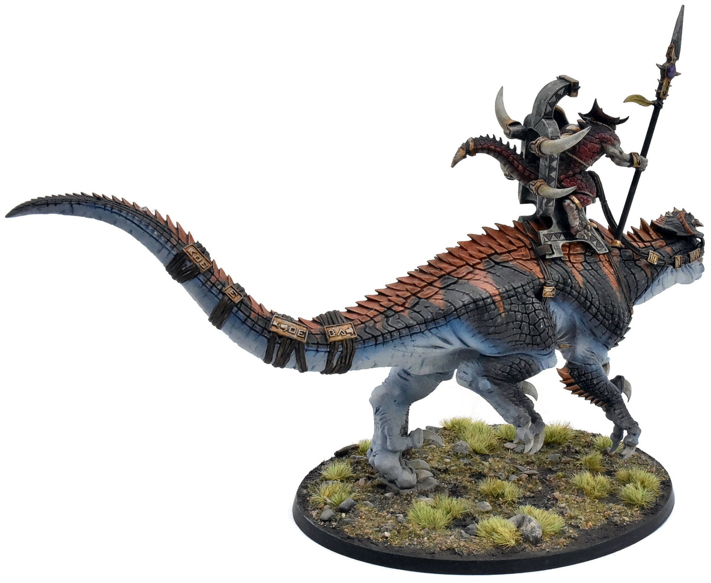 SERAPHON Saurus Scar-Veteran On Carnosaur #1 PRO PAINTED 5915
