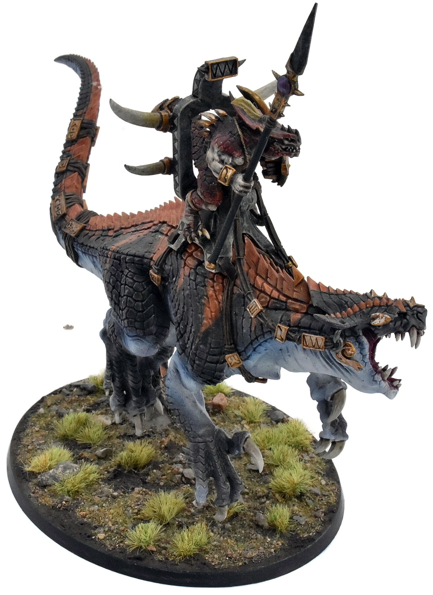 SERAPHON Saurus Scar-Veteran On Carnosaur #1 PRO PAINTED 5915