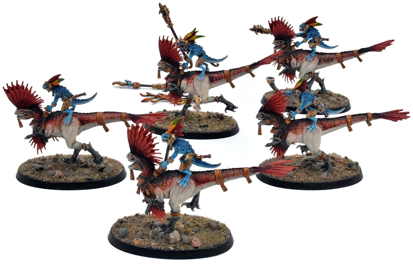 SERAPHON 5 Raptadon Chargers #1 PRO PAINTED Warhammer Sigmar 5939