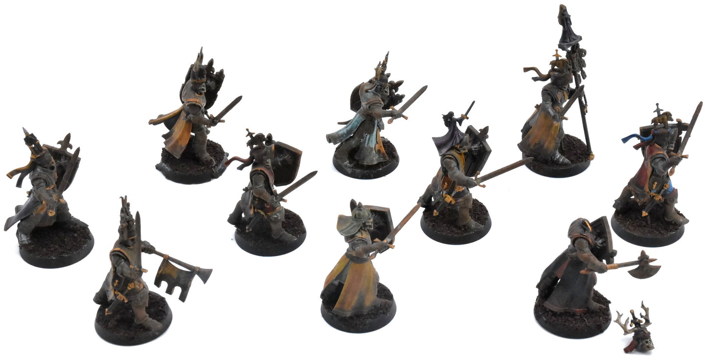 SOULBLIGHT GRAVELORDS 10 Barrow Guard #1 PRO PAINTED Converted 0803