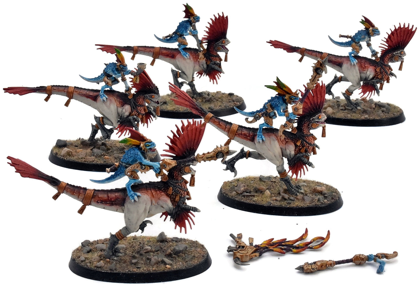 SERAPHON 5 Raptadon Chargers #1 PRO PAINTED Warhammer Sigmar 5939