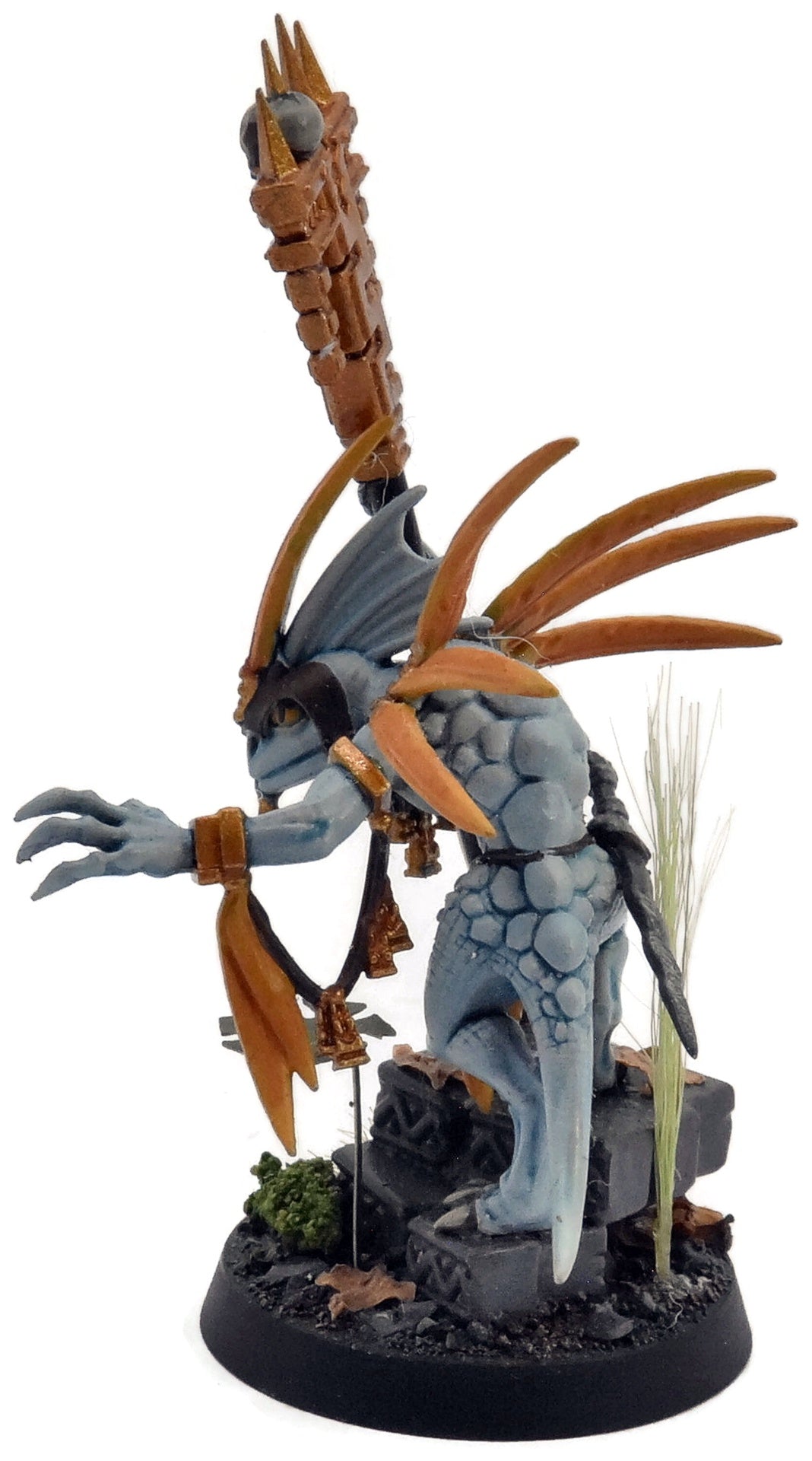 SERAPHON Skink Starpriest #2 WELL PAINTED Warhammer Sigmar 5946