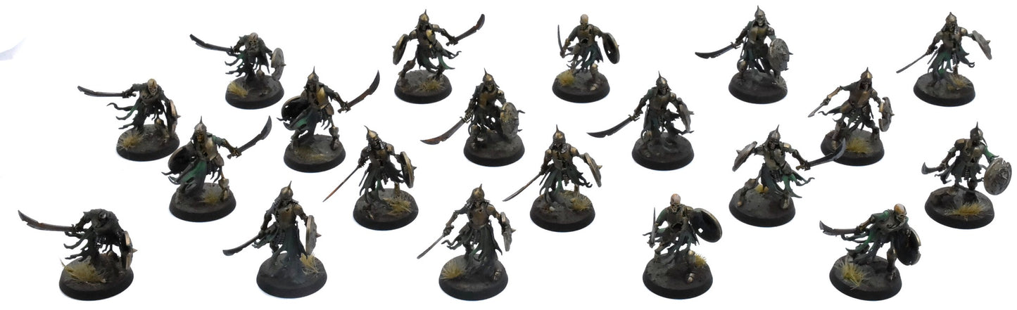 SOULBLIGHT GRAVELORDS 20 Deathrattle Skeletons #1 PRO PAINTED Sigmar 0827