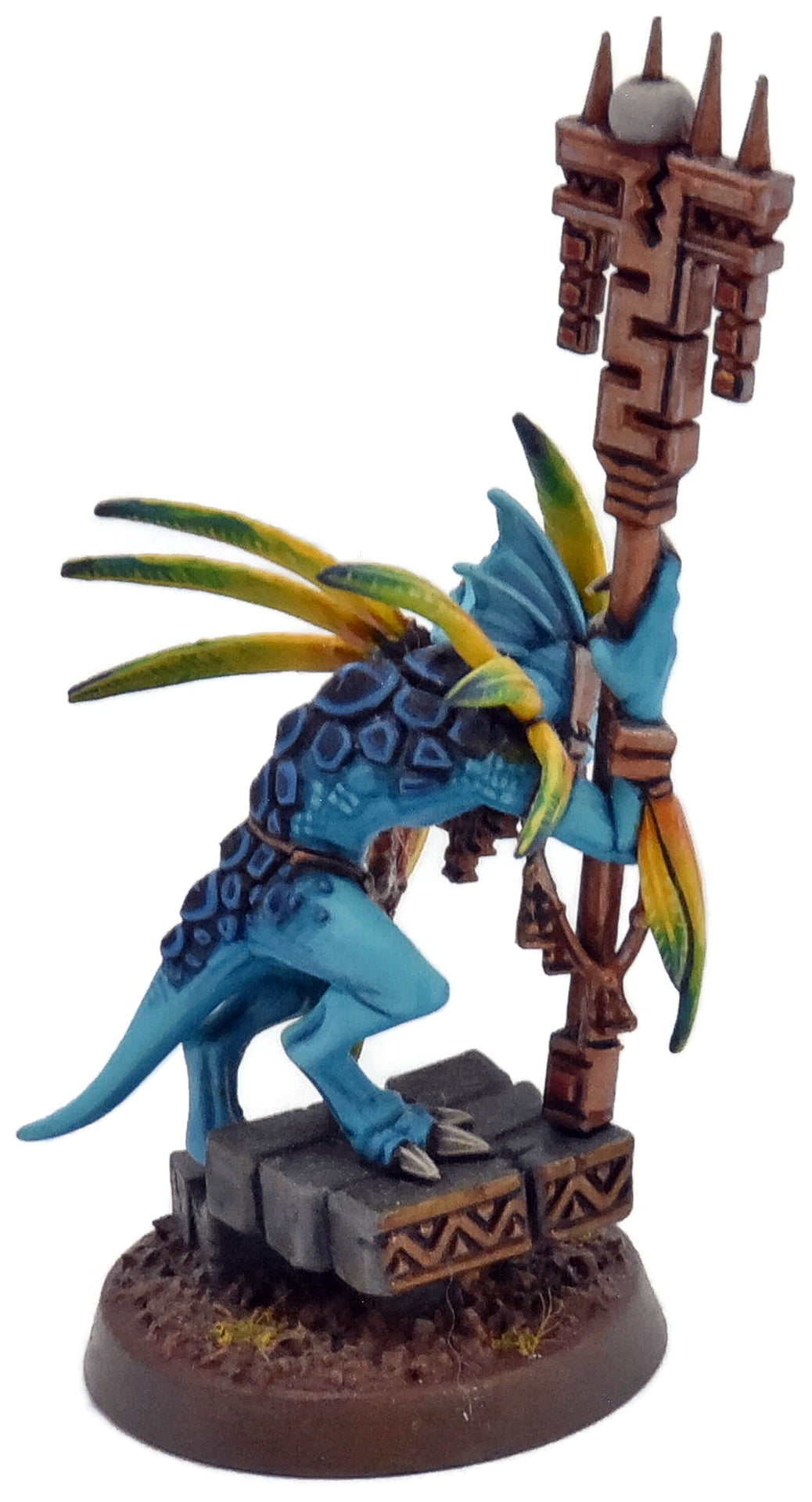 SERAPHON Skink Starpriest #3 PRO PAINTED Warhammer Sigmar 5953