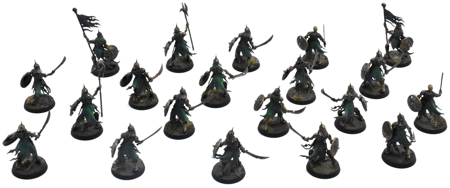 SOULBLIGHT GRAVELORDS 20 Deathrattle Skeletons #2 PRO PAINTED Sigmar 0834