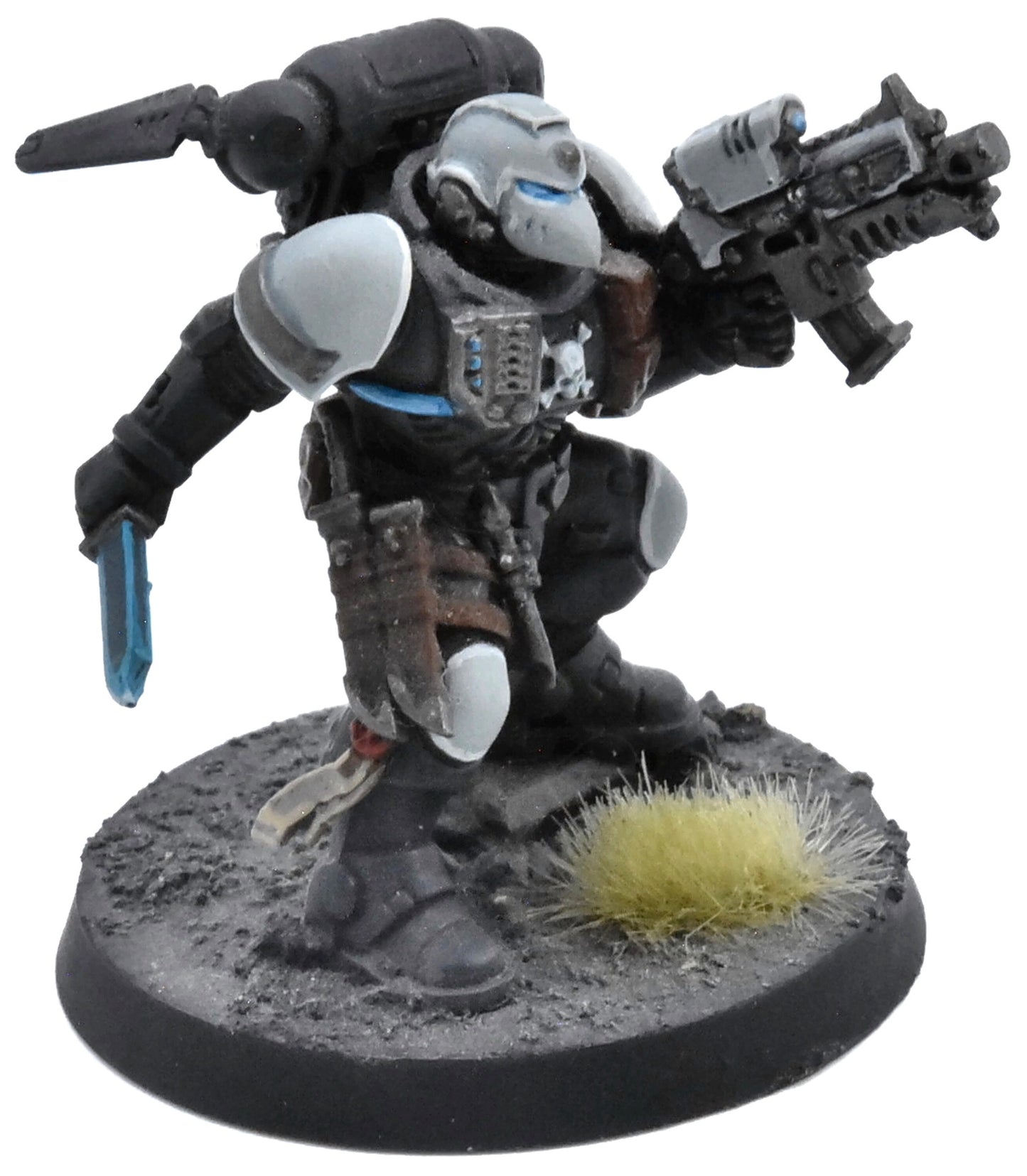 SPACE MARINES Vanguard Lieutenant #1 PAINTED Warhammer 40K 0926