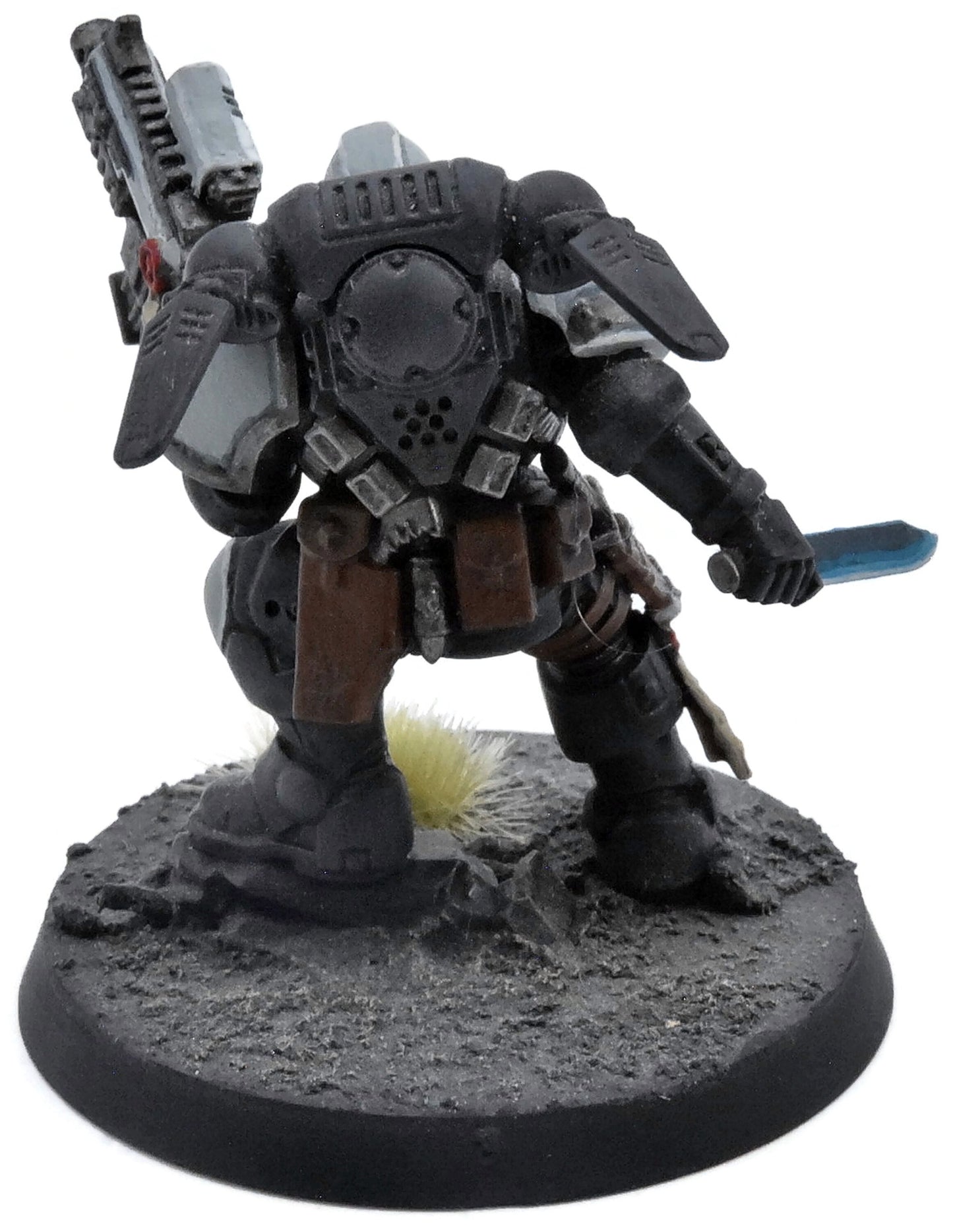 SPACE MARINES Vanguard Lieutenant #1 PAINTED Warhammer 40K 0926