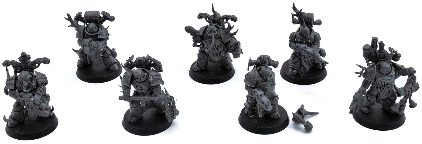 DEATH GUARD 7 Plague Marines #1 Warhammer 40K 0940
