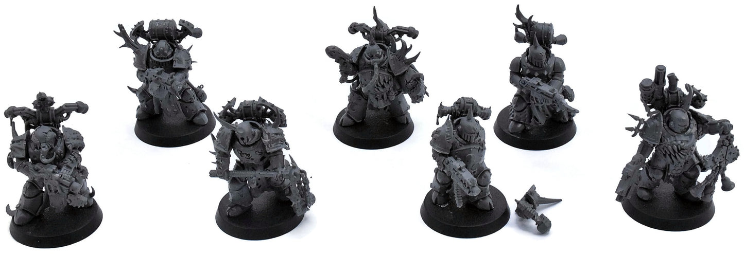 DEATH GUARD 7 Plague Marines #1 Warhammer 40K 0940