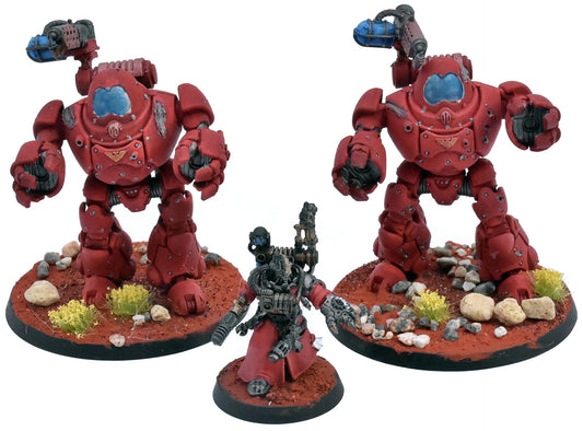 ADEPTUS MECHANICUS 2 Kastelan Robots with datasmith #1 Warhammer 40K 0856