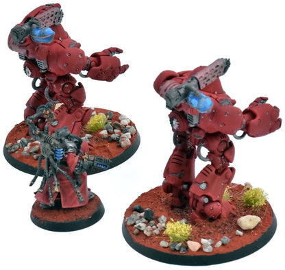 ADEPTUS MECHANICUS 2 Kastelan Robots with datasmith #1 Warhammer 40K 0856