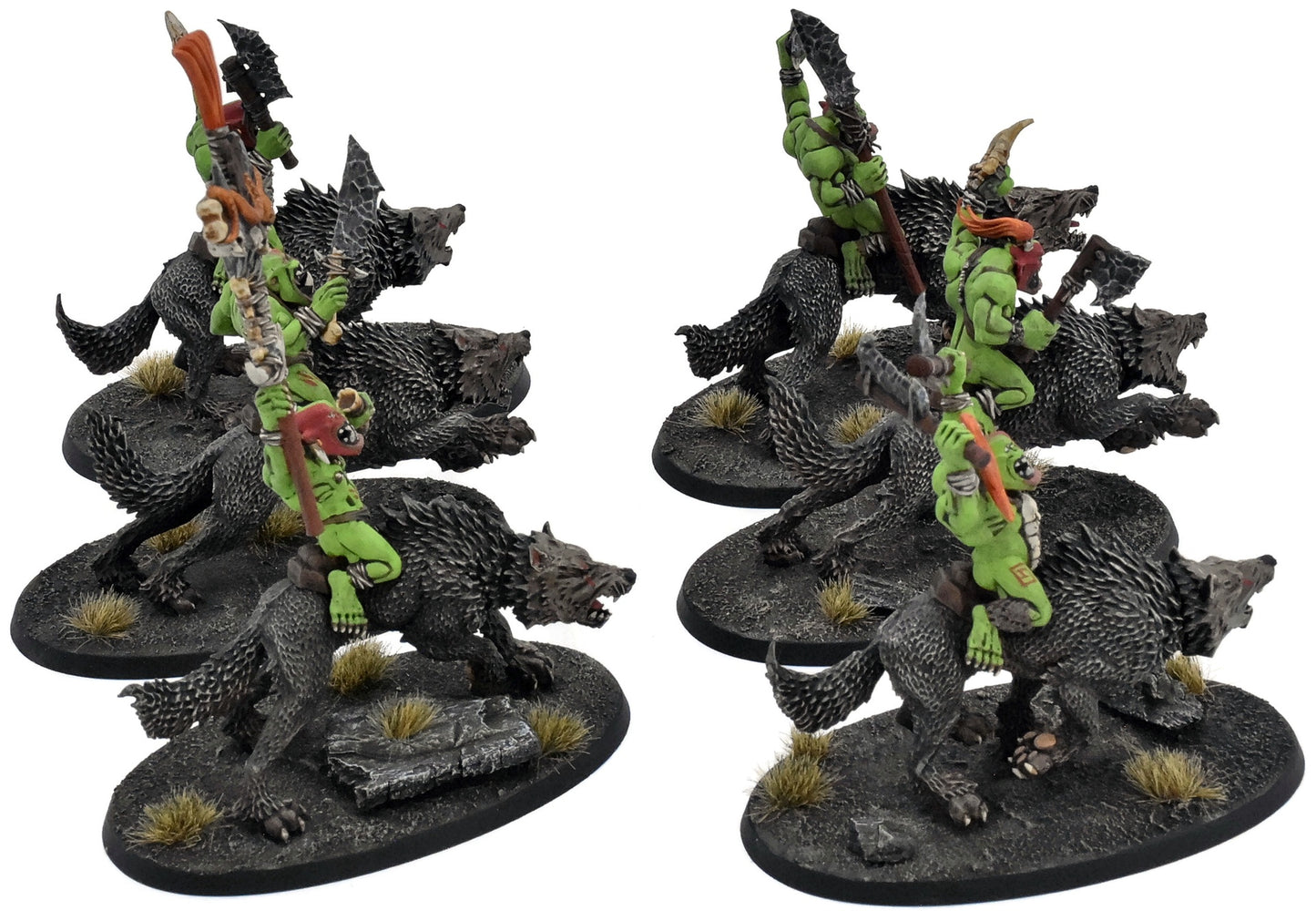 ORRUK WARCLANS 6 Gore Gruntas #2 PRO PAINTED Warhammer Sigmar Proxies 6325