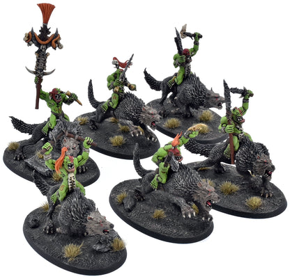 ORRUK WARCLANS 6 Gore Gruntas #2 PRO PAINTED Warhammer Sigmar Proxies 6325