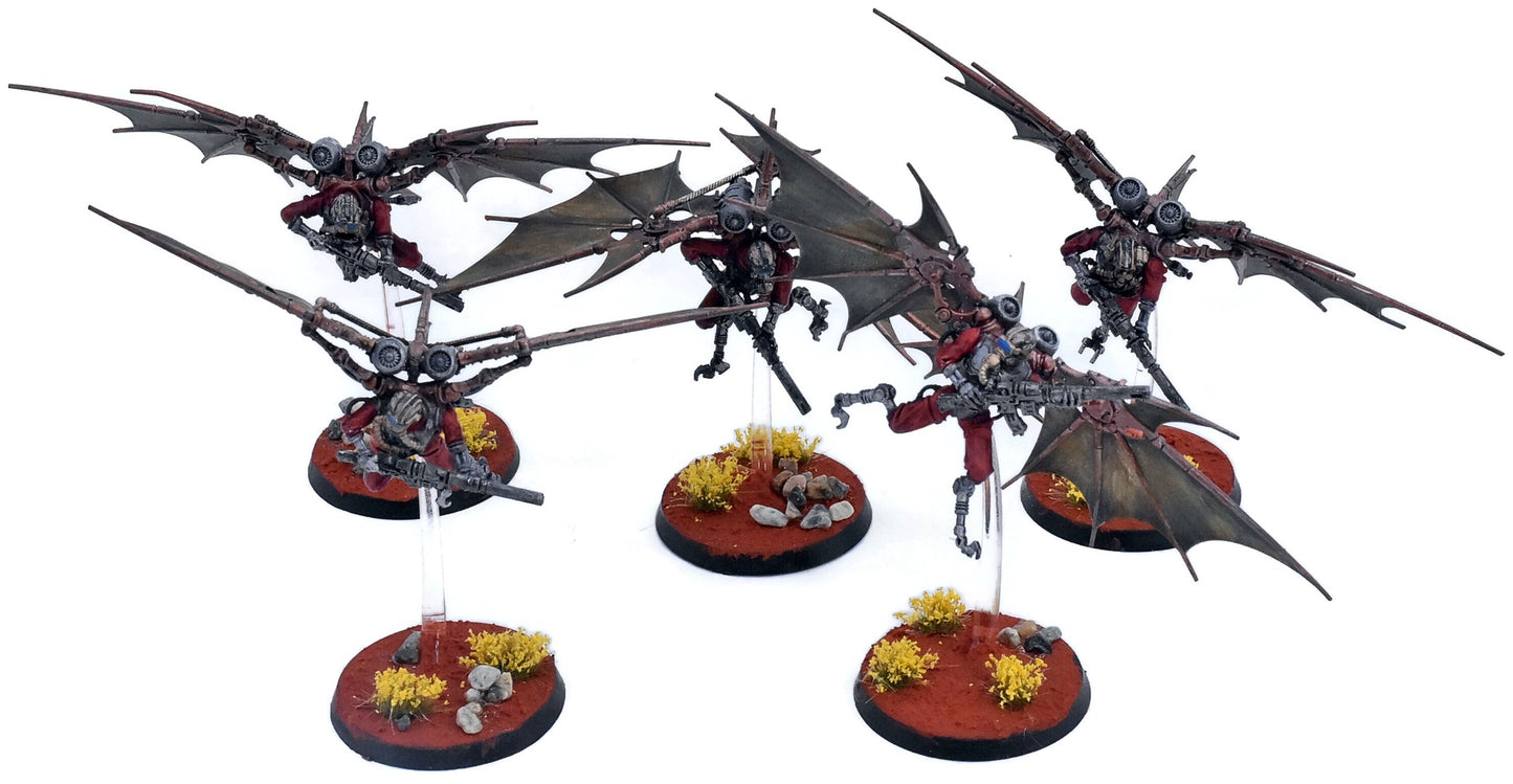 ADEPTUS MECHANICUS 5 Pteraxii Skystalkers / Sterylizors #1 Warhammer 40K 0955