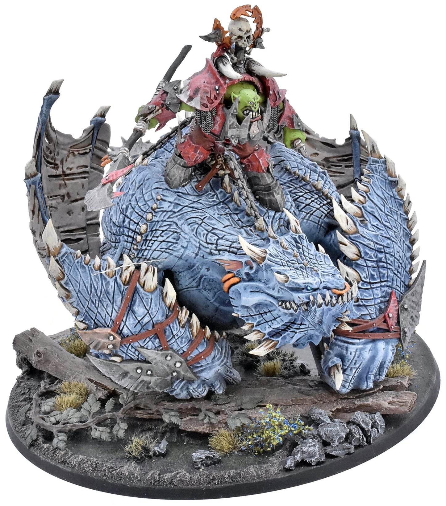 ORRUK WARCLANS Megaboss On Maw-Krusha #1 PRO PAINTED Warhammer Sigmar 6370