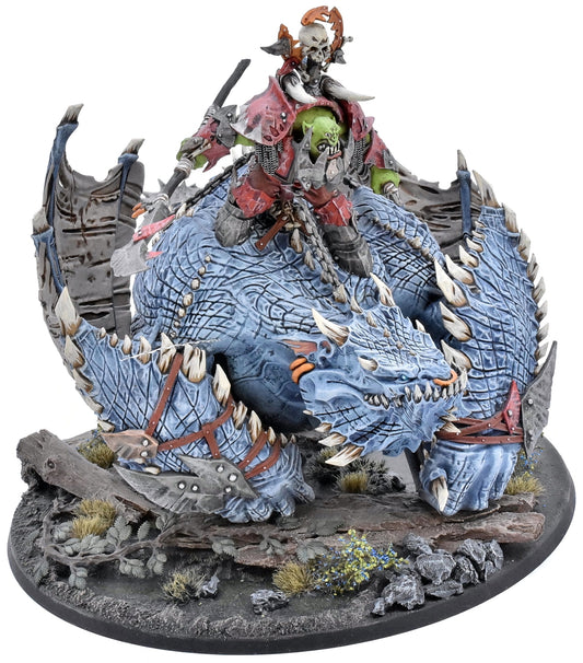 ORRUK WARCLANS Megaboss On Maw-Krusha #1 PRO PAINTED Warhammer Sigmar 6370