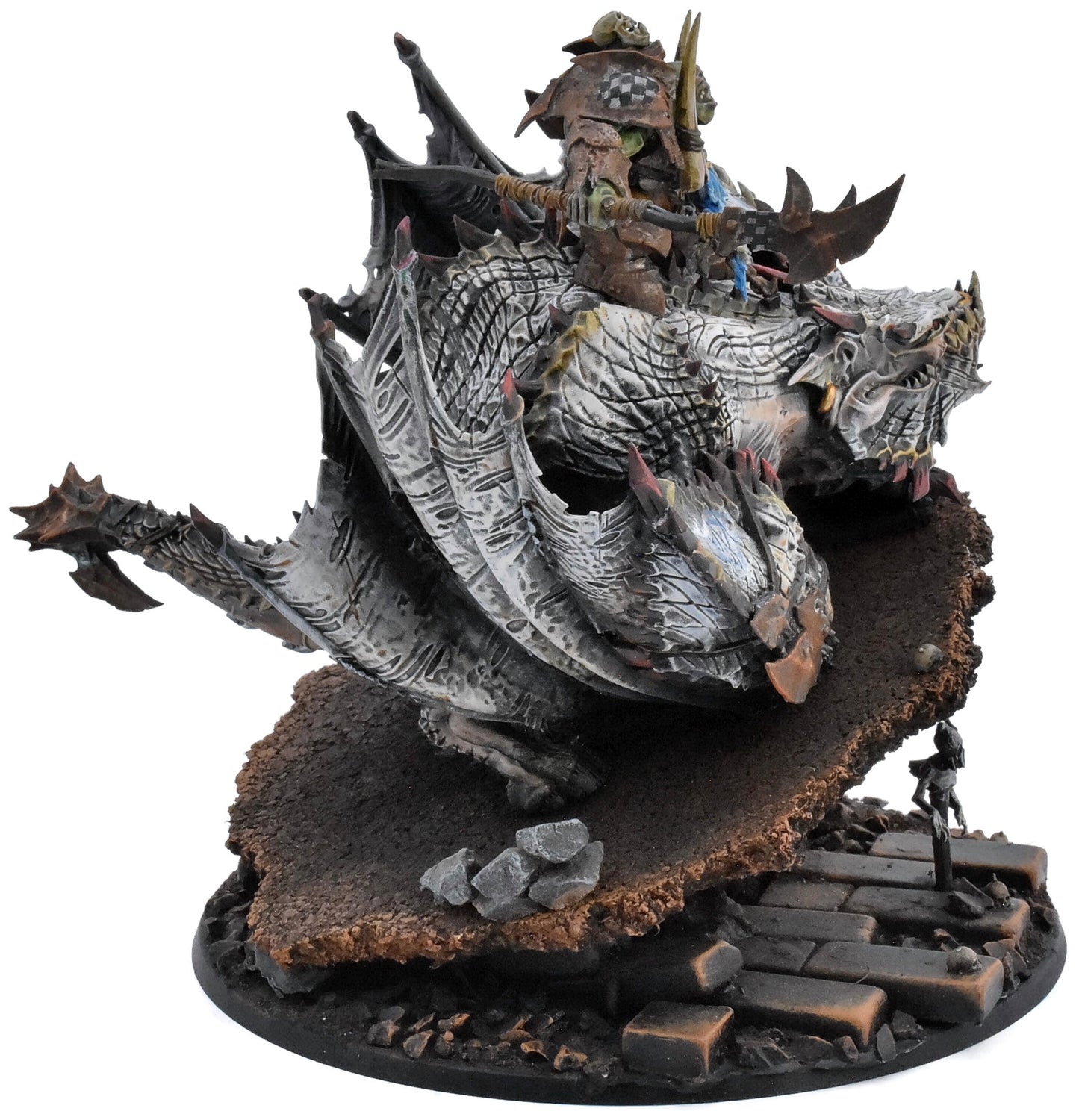 ORRUK WARCLANS Megaboss On Maw-Krusha #1 PRO PAINTED Warhammer Sigmar 7587