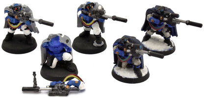 SPACE MARINES 5 Scouts With Snipers #1 Warhammer 40K 6387