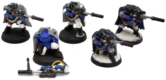 SPACE MARINES 5 Scouts With Snipers #1 Warhammer 40K 6387