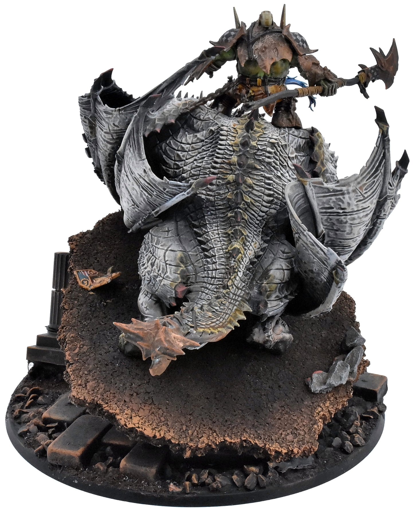 ORRUK WARCLANS Megaboss On Maw-Krusha #1 PRO PAINTED Warhammer Sigmar 7587
