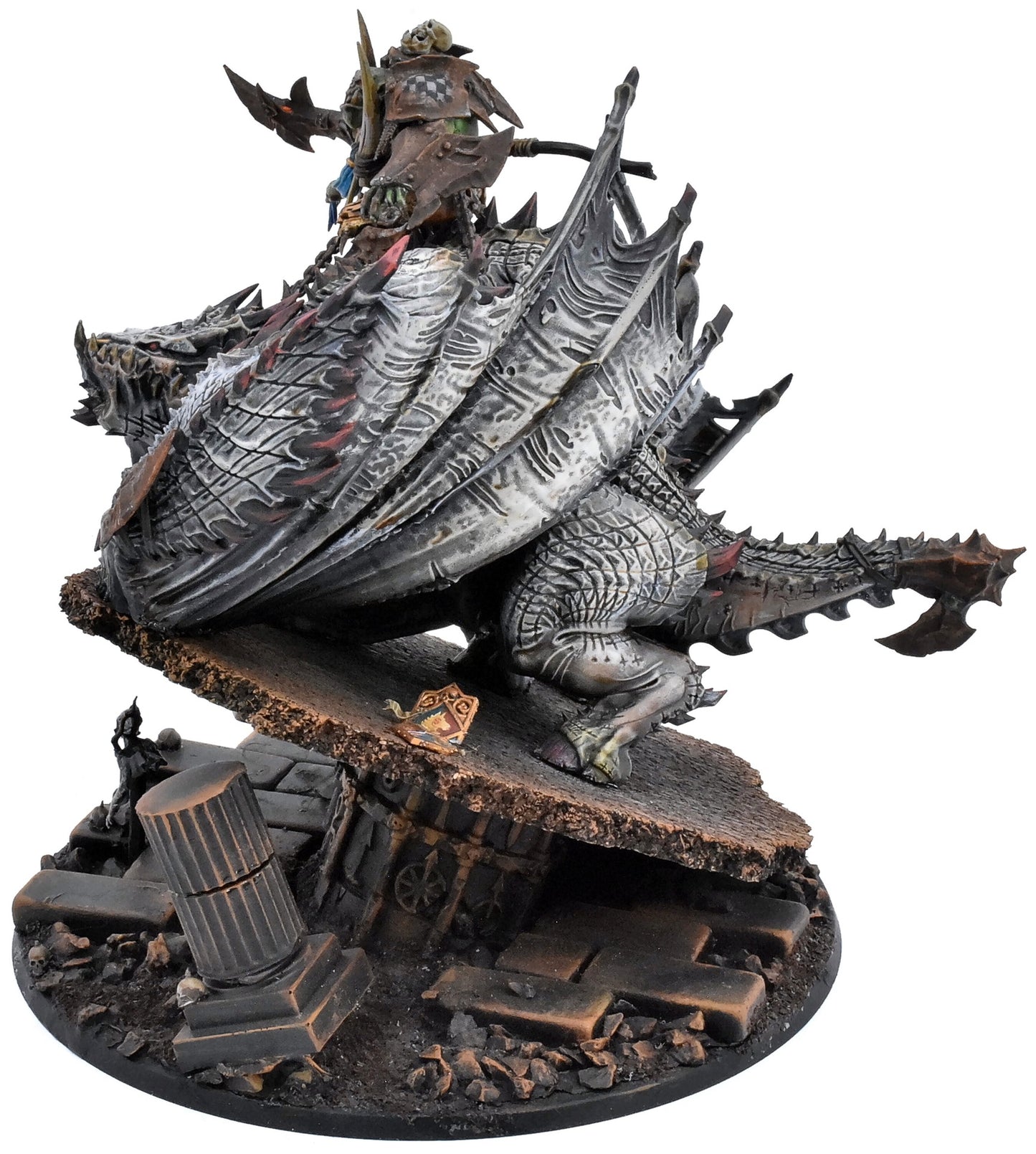 ORRUK WARCLANS Megaboss On Maw-Krusha #1 PRO PAINTED Warhammer Sigmar 7587