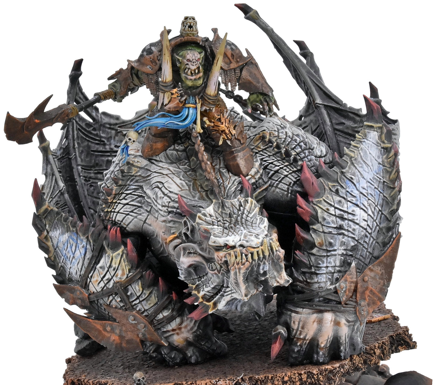 ORRUK WARCLANS Megaboss On Maw-Krusha #1 PRO PAINTED Warhammer Sigmar 7587