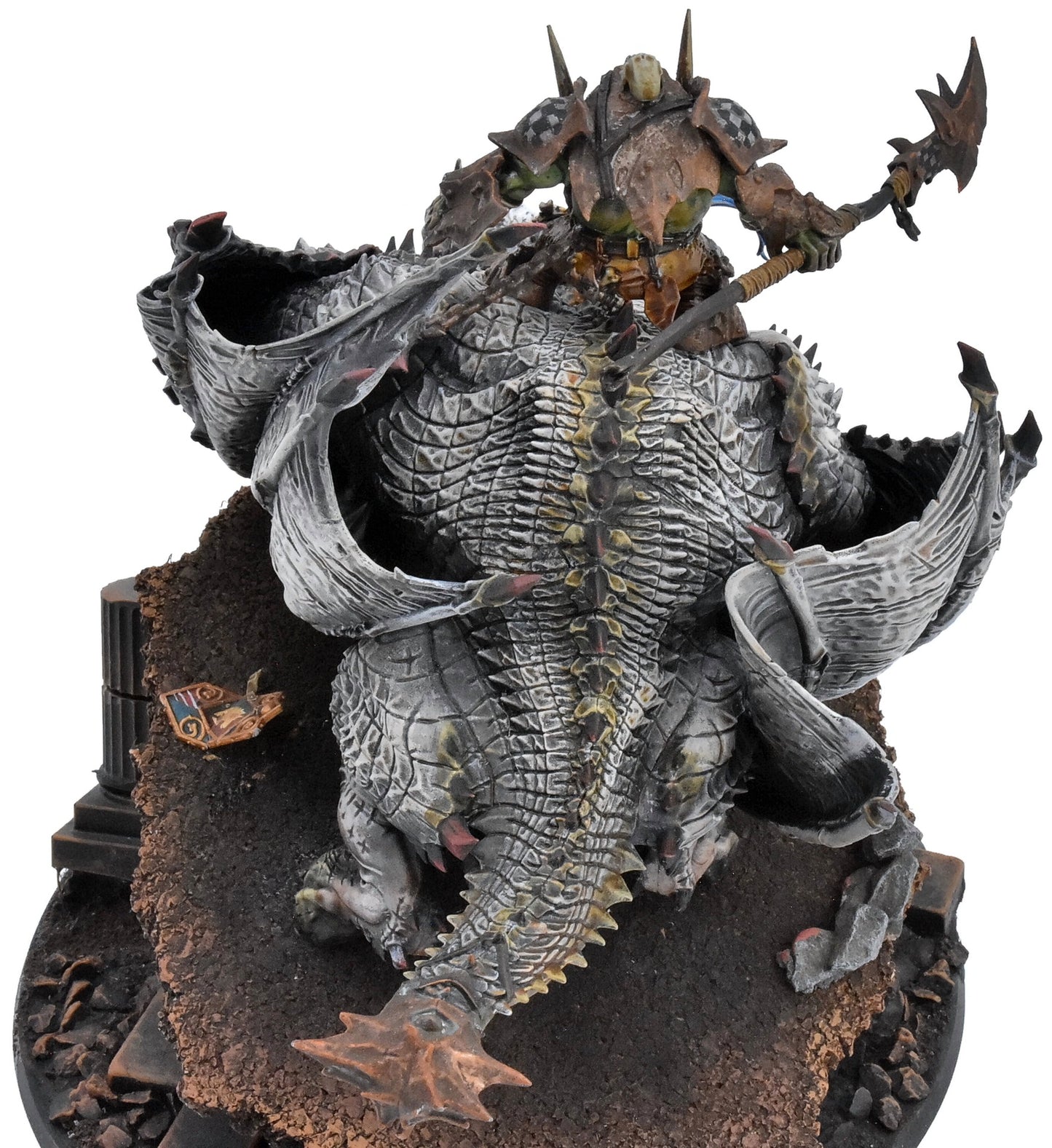 ORRUK WARCLANS Megaboss On Maw-Krusha #1 PRO PAINTED Warhammer Sigmar 7587