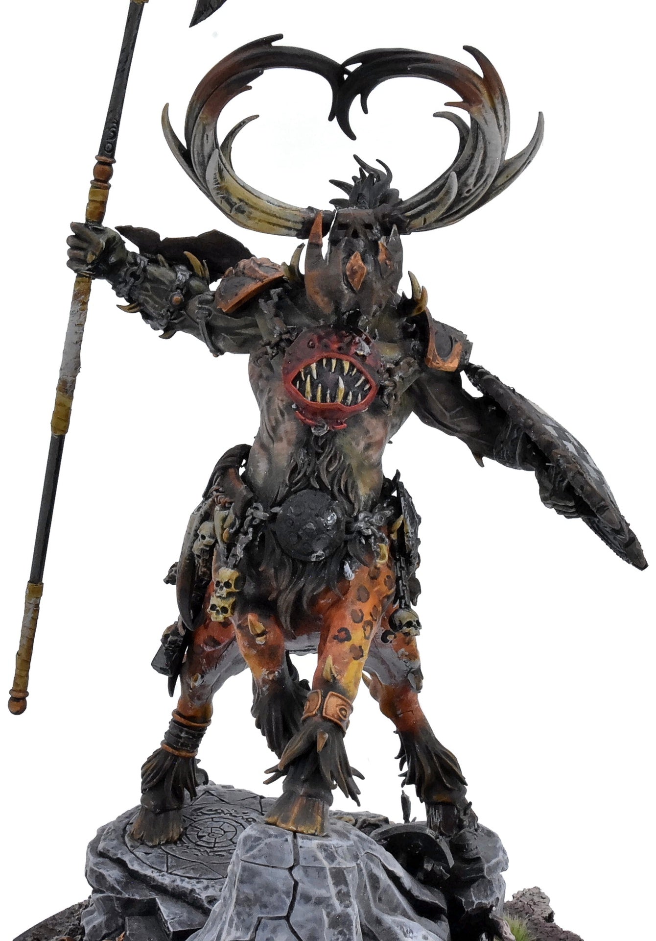 ORRUK WARCLANS Kragnos The End of Empires #1 PRO PAINTED CONVERTED Sigmar 7594